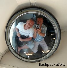 J and C in Bus Mirror 