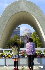 Hiroshima peace park remembering