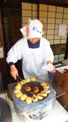 Oyster rice cakes made Miyajima