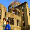 Children and Hiroshima Peace Memorial