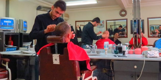 Male Pampering, Getting a Shave in Turkey