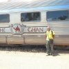 Craig with the Ghan