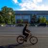 cyclist-and-museum-beijing