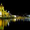 omar-ali-saifuddien-mosque-and-lake-night-reflection
