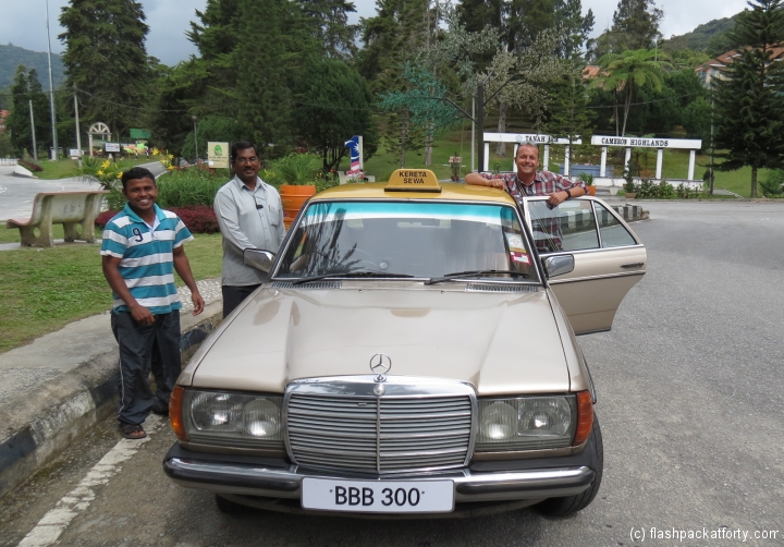 old-mercedes-taxi-cameron-highlands