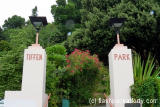 Napier Deco Park entrance