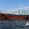 freight-boat-dubai-creek-with-bird