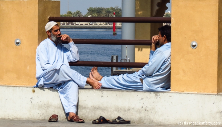 men-rest-at-dubai-creek