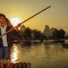 bamboo-oarsman-and-sunset-yangshou