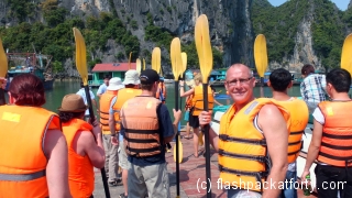 craig readies for kayaking