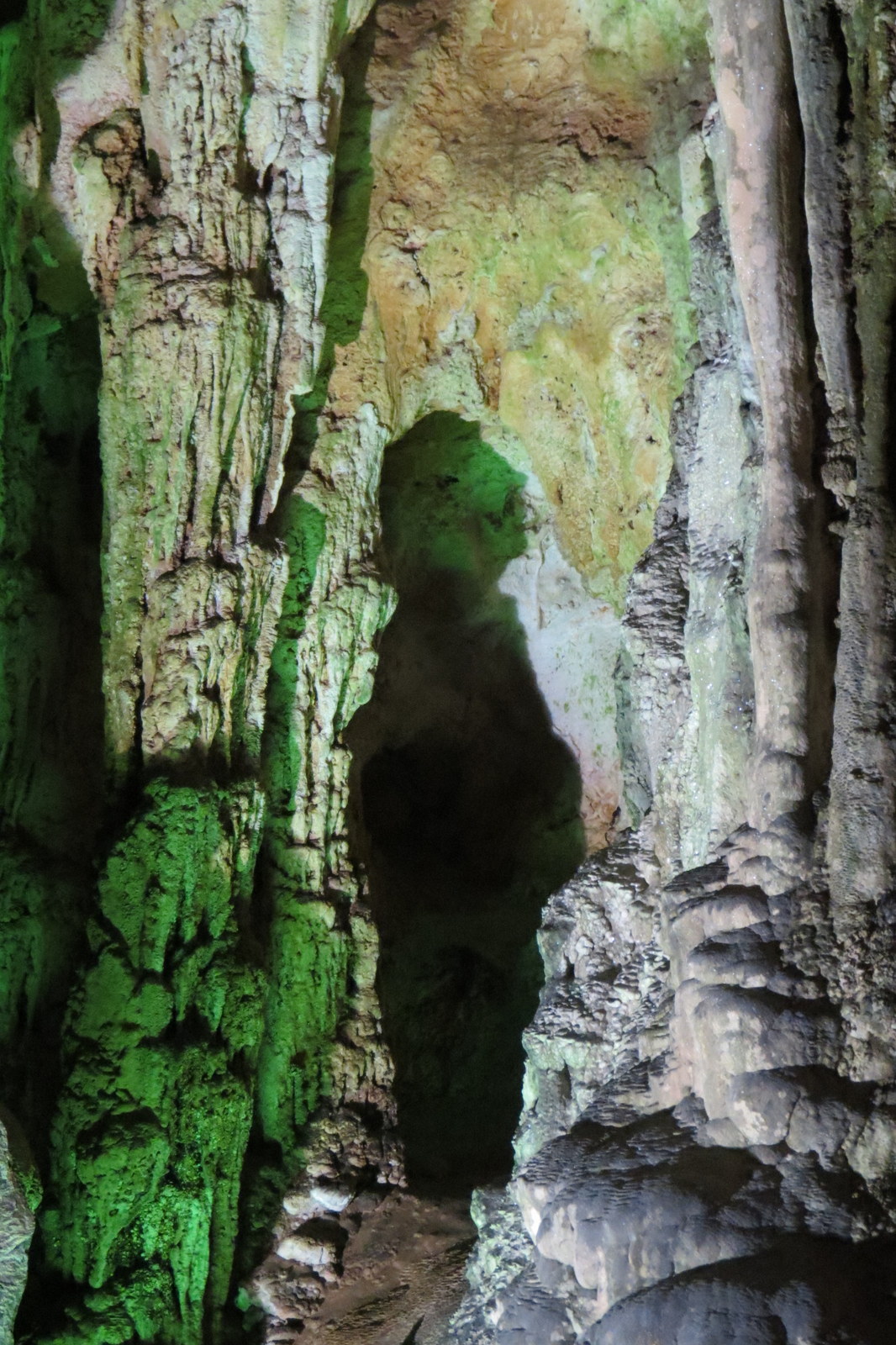 man image halong bay caves