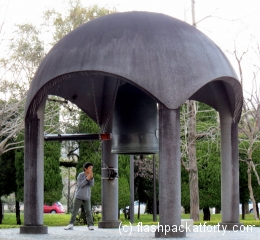 Chile rings bell at Hiroshima Peace park