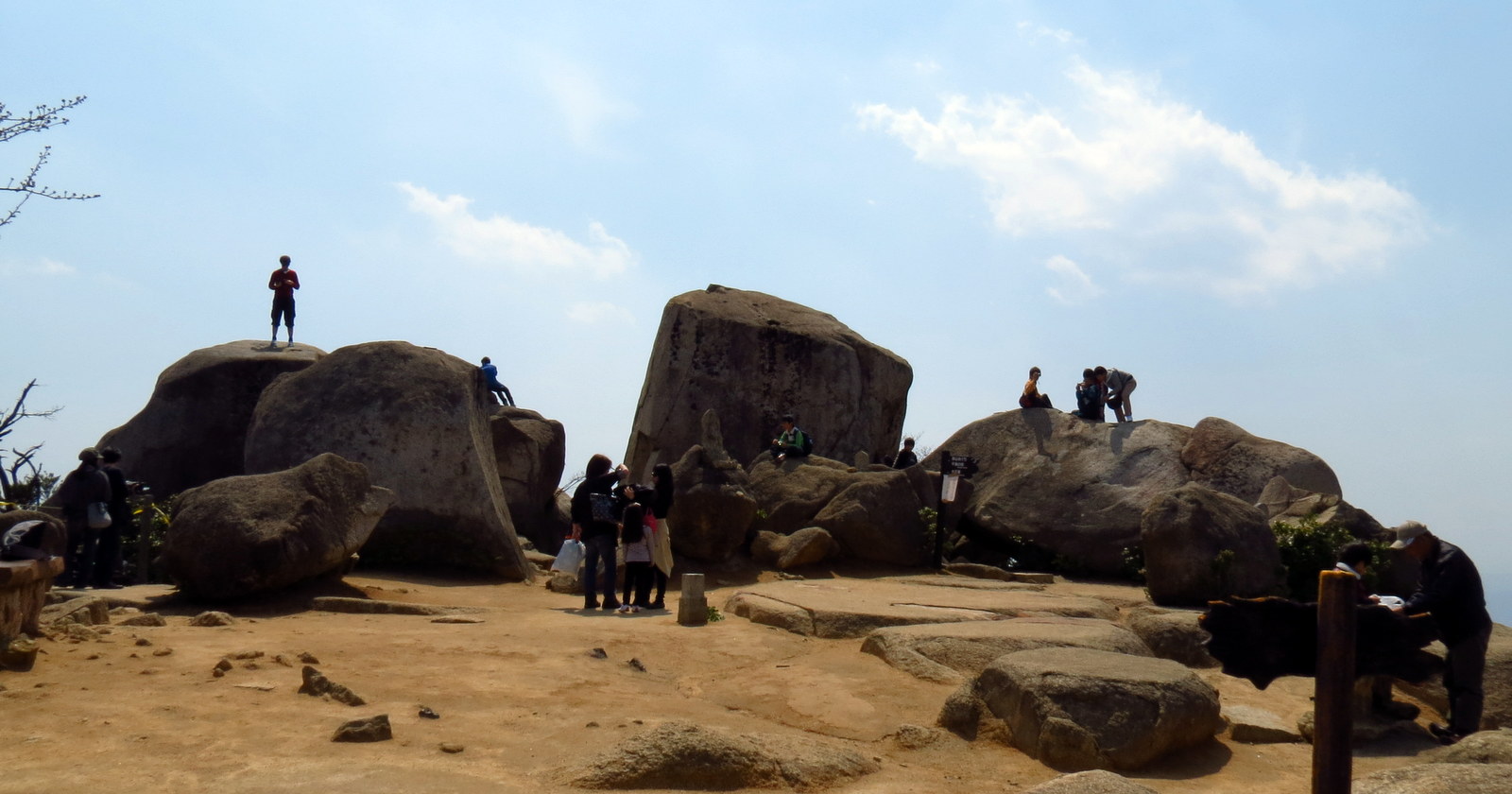 Miyajima mount misen rocks