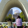 Hiroshima peace park remembering