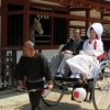 Wedding rickshaw Miyajima