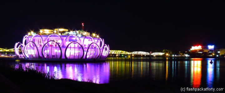 Lotus flower architecture Vietnam