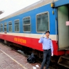 Vietnamese train guard
