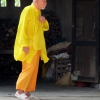 Mellow yellow monk in Vietnam