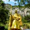 golden-statue-sanbang-jeju-korea