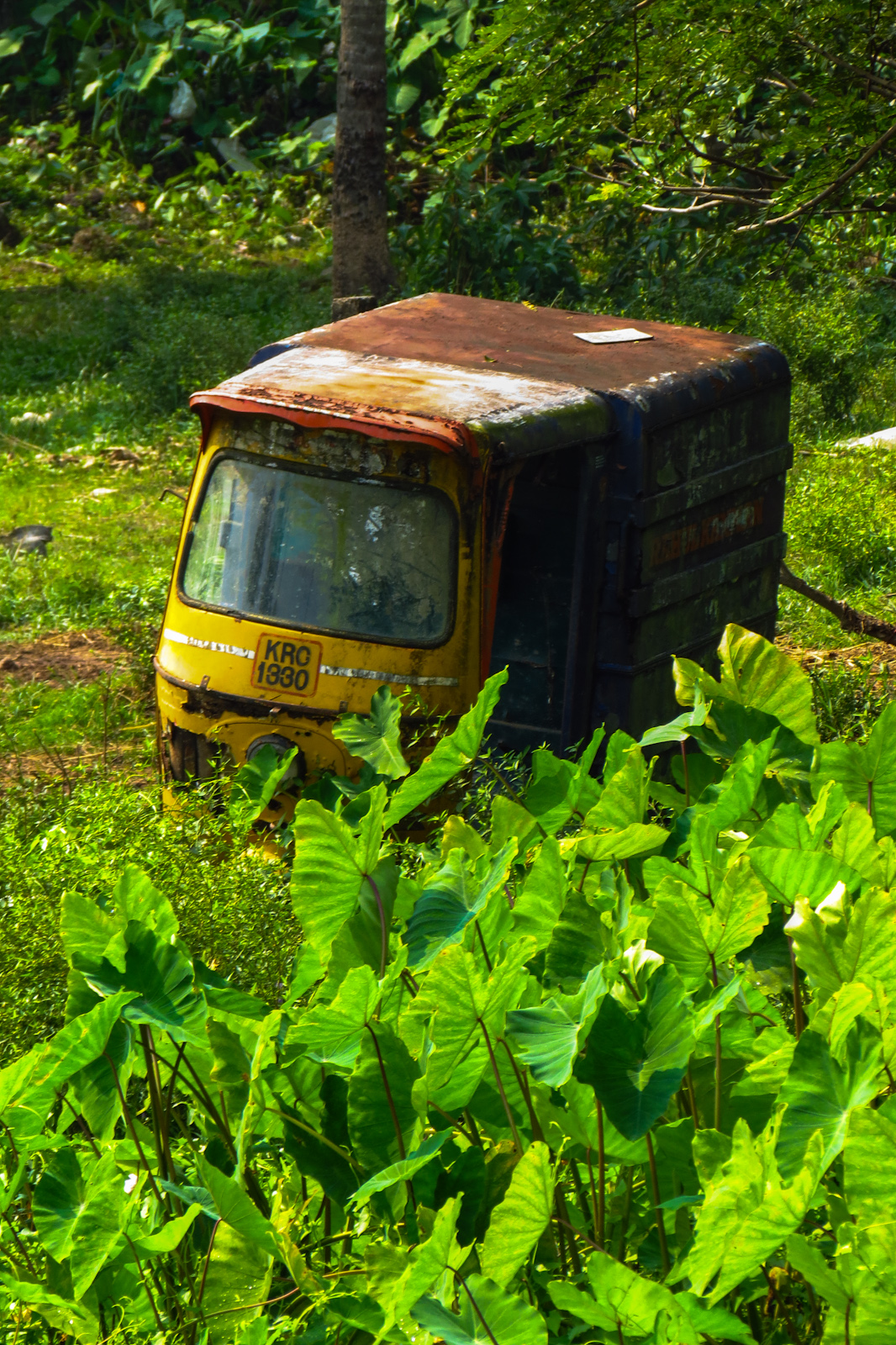 abandoned-tuk-auto-rickshaw-kannur