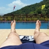 Lanta feet and pool