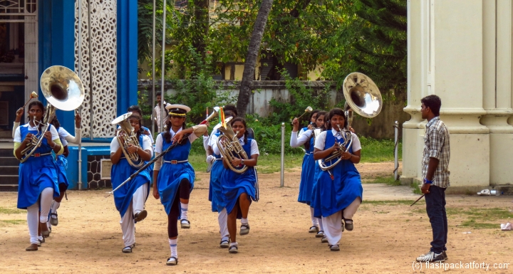 fort-kochi-girls-brass-band-practice