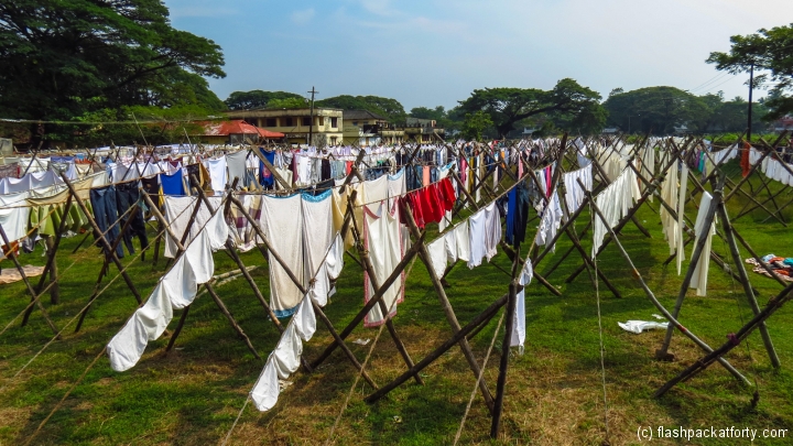washing-drying-at-laundry-fort-kochi-india