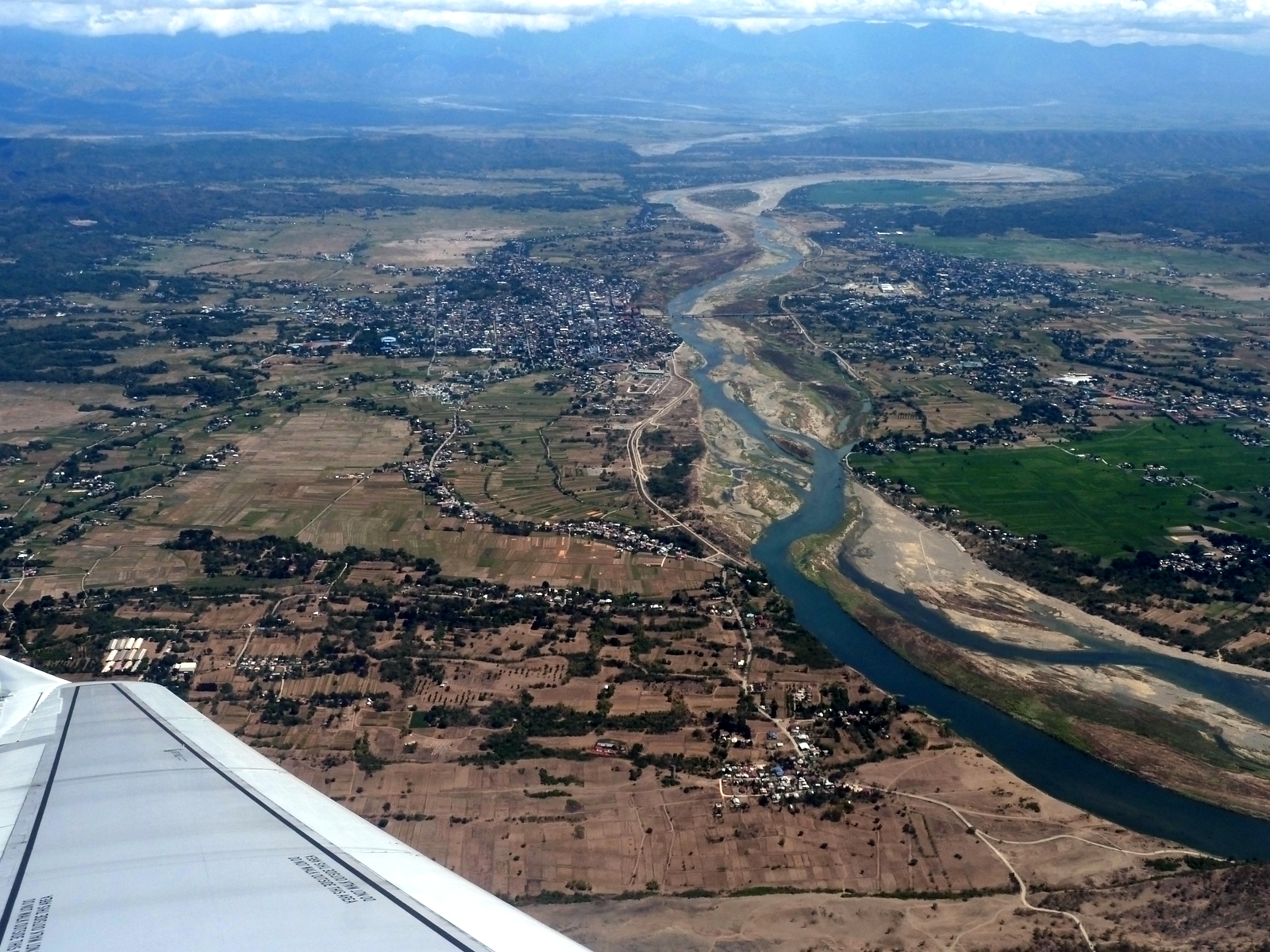 Laoag from he air