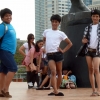 filippino-posers-at-tedoro-valencia-circle-manila