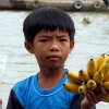 Mekong river market seller 