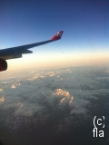 somewhere over the middle east