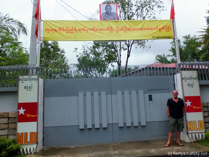 Aung San Suu Kyi house arrest yangon