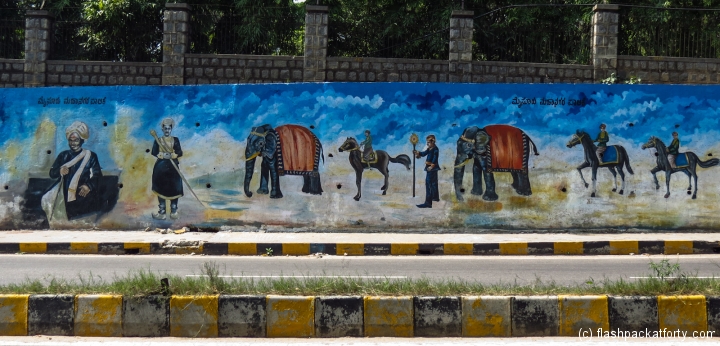 elephant-mural-mysore-india