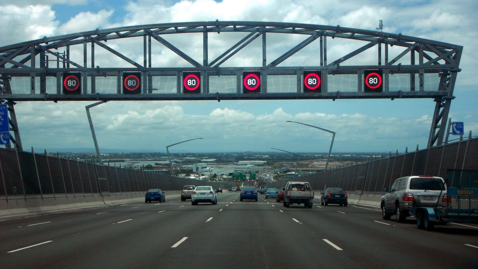 Brisbane bridge speed