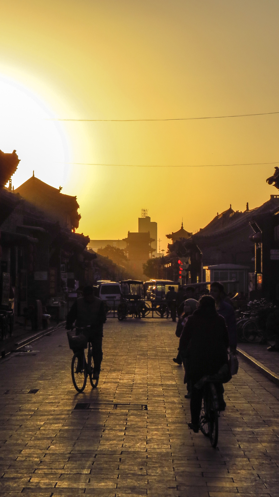 pingyao-street-sunset