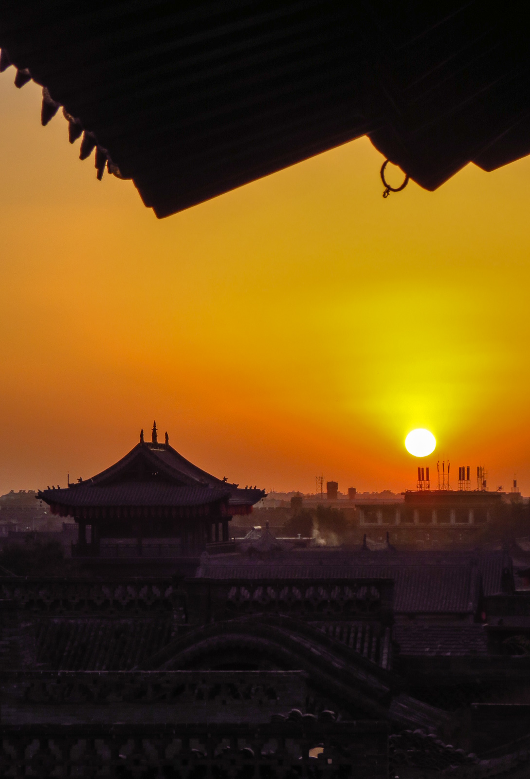 pingyao-sunset-from-city-tower
