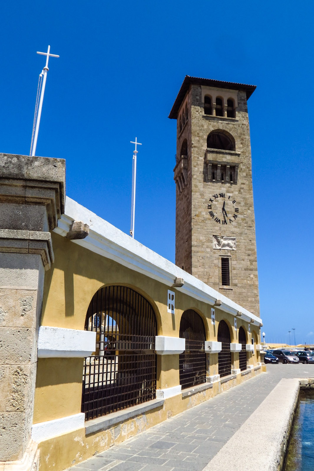 rhodes-harbour-clock-tower