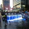 cheonggyecheon-stream-waterfall-at-dusk