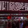 shanghai station train information board