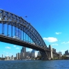 Sydney Harbour Bridge  under angled