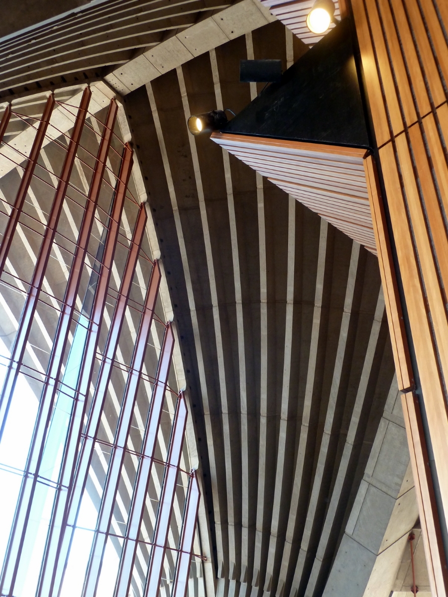 Angles inside Sydney Opera House