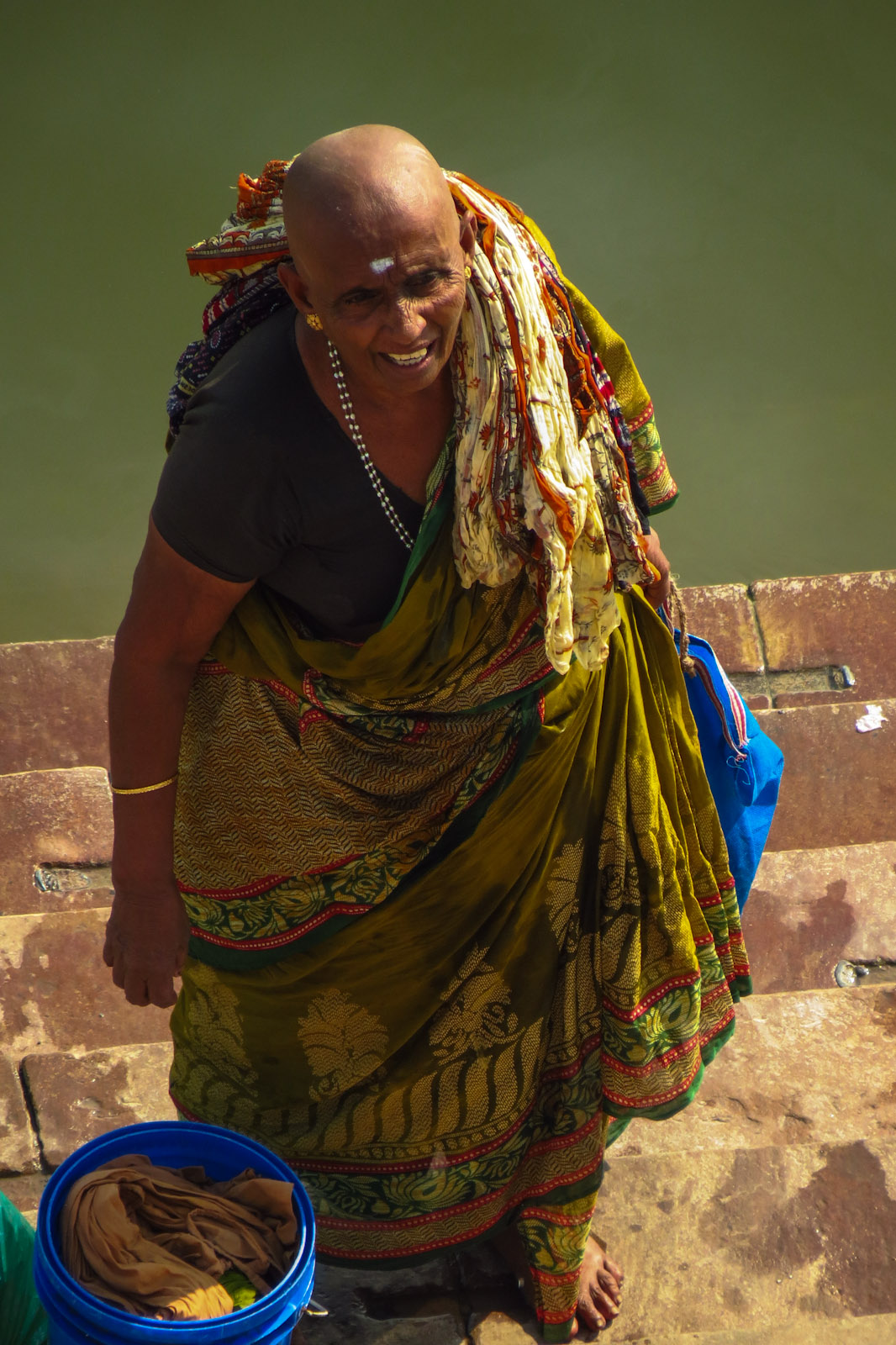 old-woman-at-bathing-ghats-varanasi