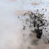 Wai-O-Tapu mud pool explosion