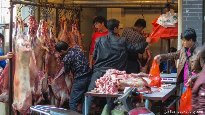 butchery-in-action-xian-muslim-quarter