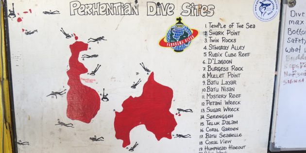 Dive Sites around the Perhentian Islands